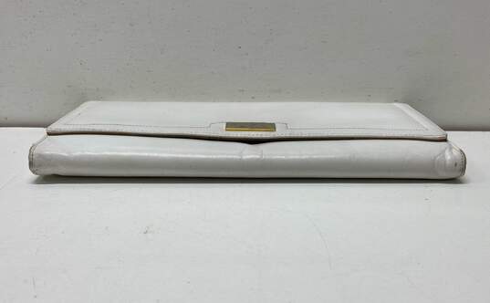 Pierre Cardin Ivory Leather Clutch Bag image number 3