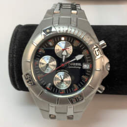 Designer Fossil Speedway CH-2355 Stainless Steel Round Analog Wristwatch