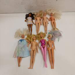 Lot of 8 Assorted Barbie Dolls