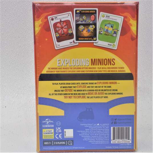 Exploding Minions Card Game, 2-5 Players image number 5