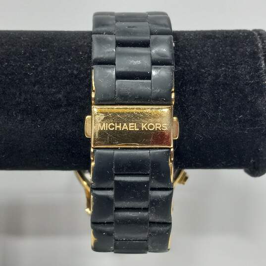 Men's Michael Kors Black Catwalk Chronograph Watch MK5191 image number 3