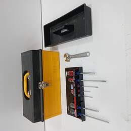 Yellow & Black Portable Toolbox & Tool Bundle