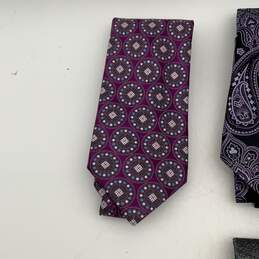 Bundle Of 4 Mixed Mens Multicolor Printed Adjustable Designer Necktie alternative image