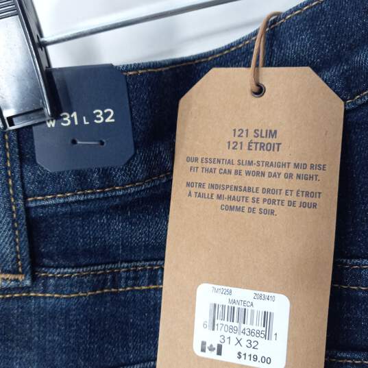 Lucky Brand Men's 121 Slim Fit Jeans Size 31x32 NWT image number 4