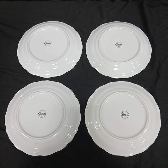 Set of 4 Gibson Housewares Victorian Rose Dinner Plates image number 2