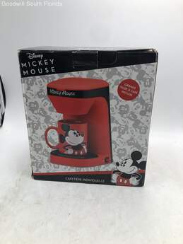 Single Serve Coffee Maker Of Mickey Mouse Not Tested
