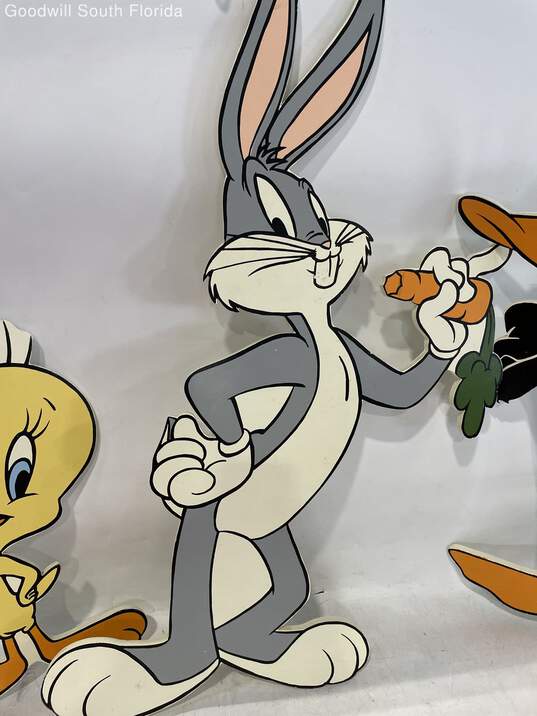 3 Warner Bros Plaques Tweety Bird Bugs Bunny & Duck image number 3