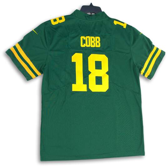 Nike Mens Green Bay Packers Randall Cobb #18 NFL Football Pullover Jersey Sz XL image number 2