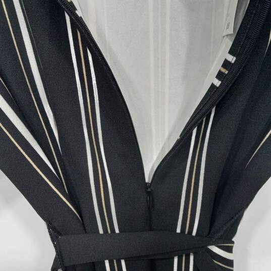 Women's Alfani Striped Black Dress Size 2 NWT image number 6