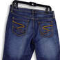 Womens Blue Denim Medium Wash Pockets Stretch Straight Leg Jeans Size 10 image number 2