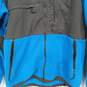 Men's Black & Blue North Face Jacket Size M image number 4