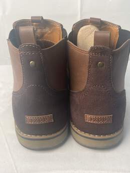 IZOD Mens Brown Leather Ankle Boot 13M alternative image