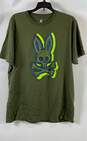 Psycho Bunny Unisex Green Graphic T-Shirt- Sz 6 image number 1