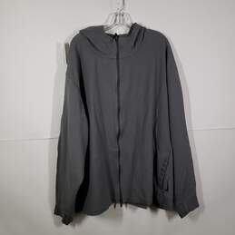 Womens Standard Fit Pockets Long Sleeve Full-Zip Hoodie Size 4XL