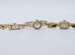 Ladies Vintage Gold Filled Bulova & Elgin Jeweled Watches 40.3g