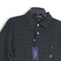 NWT Polo Ralph Lauren Mens Gray Spread Collar Custom Fit Polo Shirt Size M image number 3