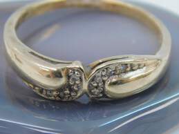 10K Yellow Gold Diamond Accent Ring- For Repair 2.3g