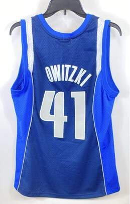 Mitchell & Ness Men Blue NBA Dallas Mavericks Dirk Nowitzki #41 Jersey M alternative image