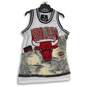 NBA Mens Multicolor Chicago Bulls Basketball Pullover Jersey Size X-Large image number 1