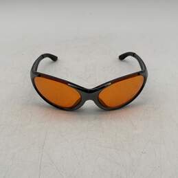 Smith Mens Slider Bazooka Gray Orange Full Rim Cat Eye Sunglasses