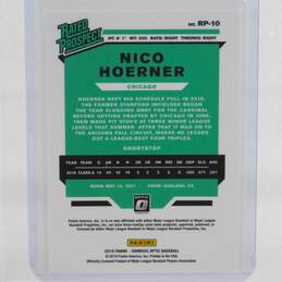 2019 Nico Hoerner Optic Rated Rookie Chicago Cubs alternative image