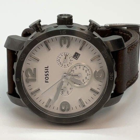Designer Fossil JR1427 Round Dial Chronograph Quartz Analog Wristwatch image number 2
