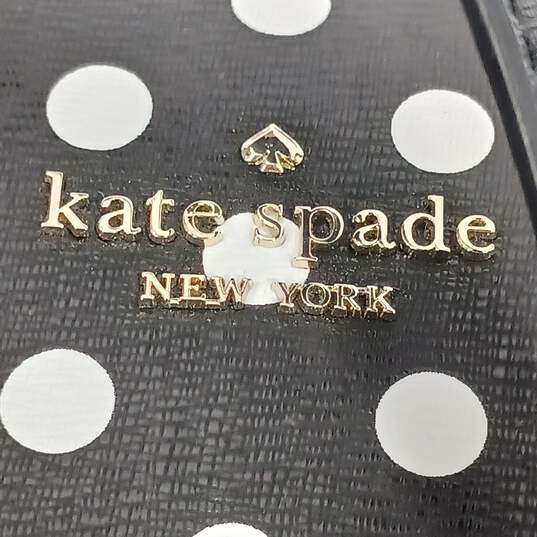 Women's Black & White Dotted Kate Spade New York Purse image number 5