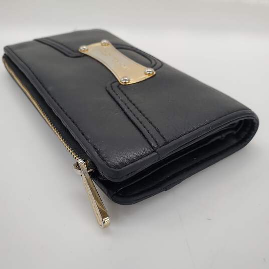Michael Kors Black Leather Bifold Wallet image number 5