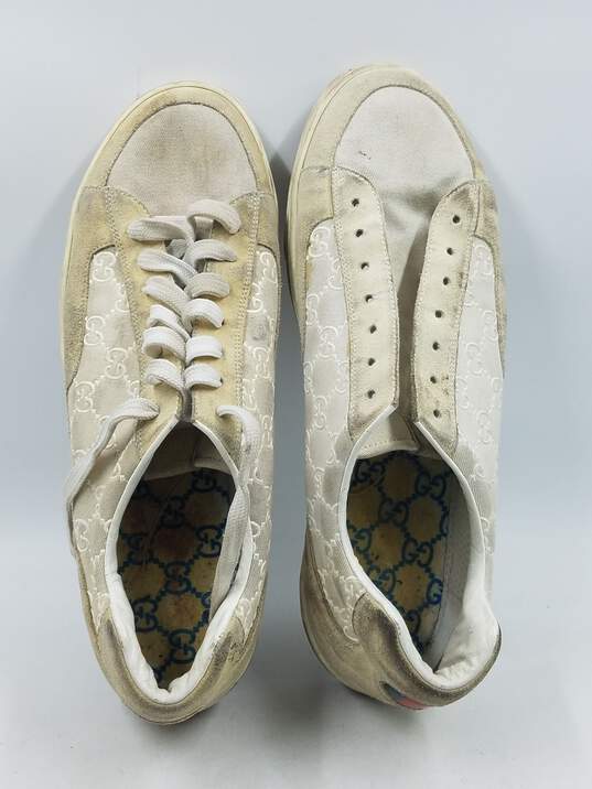Authentic Gucci GG Ivory Court Sneaker M 11.5D image number 6