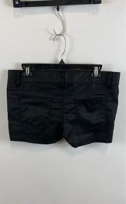 NWT Guess Womens Black Lace-Up Belt Loops Low Rise Hot Pant Shorts Size Medium alternative image