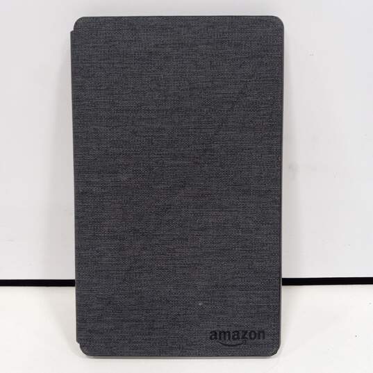 Black & Orange Amazon Fire Tablet w/ In Gray Case image number 4