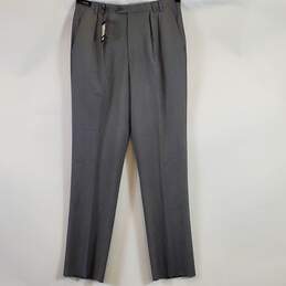 G. Manzoni Men Grey Dress Pants SZ 37R NWT
