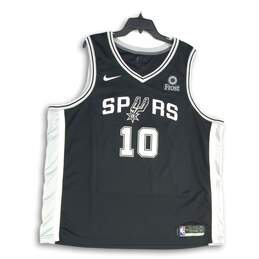 Nike Mens Black San Antonio Spurs DeMar DeRozan #10 NBA Swingman Jersey Size 3XL