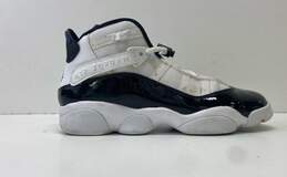 Air Jordan 6 Rings Sneakers 7 Black White Youth 8.5 Women's
