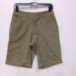 Kuhl Men's Green Outdoor Cargo Shorts Size 30