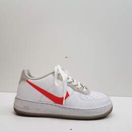 Nike Air Force 1 LV8 3 (GS) Athletic Shoes White Total Orange CD7409-100 Size 6Y Women's Size 7.5