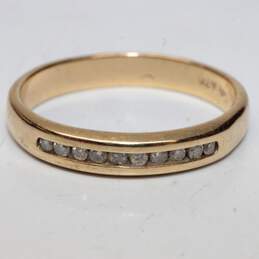 14K Yellow & White Gold Diamond Accent Ring Size 6.25 - 2.49g alternative image