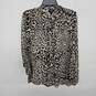 a.n.a Animal Print Long Sleeve Blouse image number 1