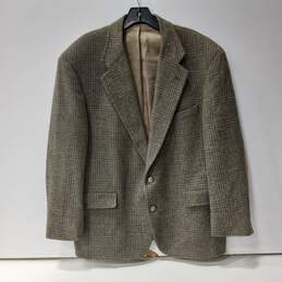 Evan Picone Men's Brown Wool Sports Coat Jacket Size