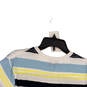 Mens Multicolor Striped Short Sleeves Crew Neck Pullover T-Shirt Size Large image number 4