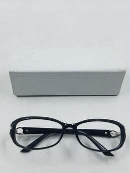 Dior Black Rectangle Eyeglasses