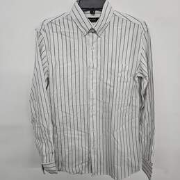 Cilivio White Striped Shirt
