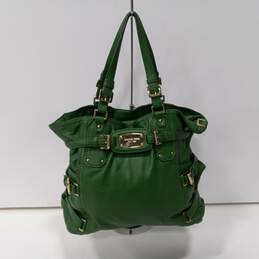 Michael Kors Green Leather Shoulder Bag