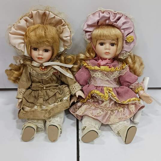 Porcelain Collector Doll Bundle image number 3