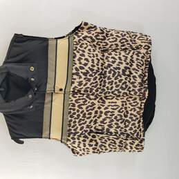 Christian Dior Women Cheetah Puffer Vest L100
