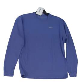 Boys Blue Crew Neck Long Sleeve Casual Pullover T Shirt Size 12
