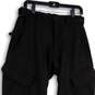 NWT Mens Black Flat Front Cargo Pockets Straight Leg Snow Pants Size M image number 3