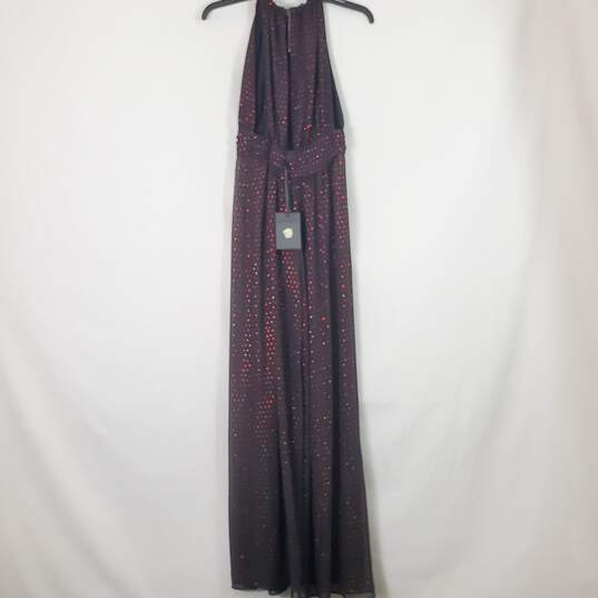 Dundas Women Black Red Jeweled Jumpsuit S NWT image number 2
