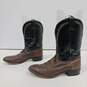 Men's Brown & Black Tony Lama Boots Size 11D image number 2