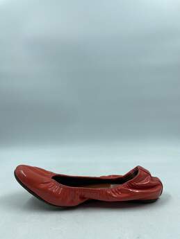 Lanvin Patent Orange Ballet Flats W 7 COA alternative image